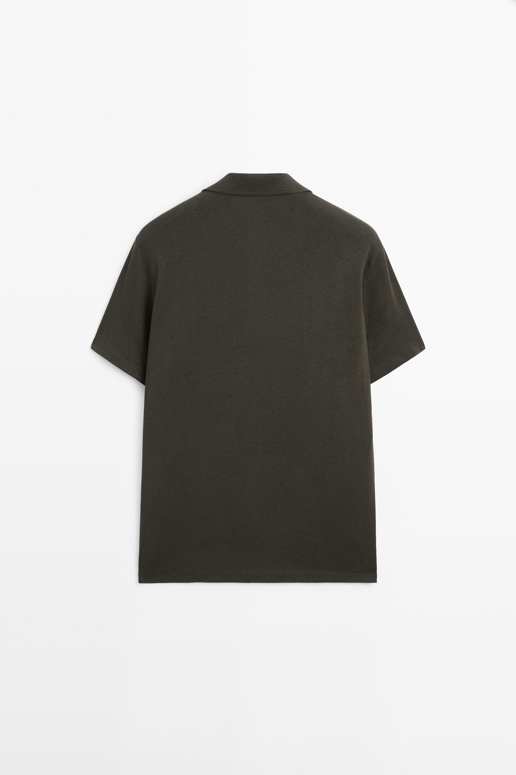 Chemise manches courtes lin coton